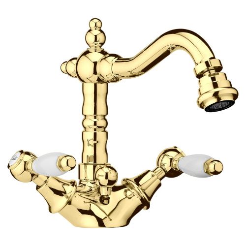 Смеситель Webert Dorian DO710402010 на биде золото - фото 2