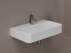 Раковина из сантехнического фарфора Ceramica Nova AURA CN2006 80х50 подвесная цвет белый 1 отверстие под смеситель