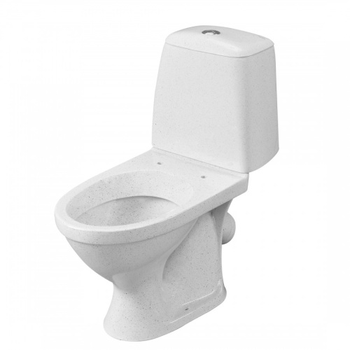 Унитаз-компакт напольный с бачком Santeri Соната 1P2012S0100BF белый с сиденьем каскадный смыв - фото 3