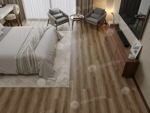 Ламинат Alpine Floor Aura LF100-14 Дуб Болонья толщина 0.8 см 33 класс 1218х198 - фото 2