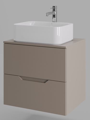 Тумба с раковиной Orange Line Li-60TuLMDF+B02-460W 61х46х70 - фото 2