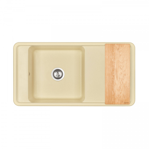 Кухонная мойка Aquaton Беллис 1A725132BS290 97х51 цвет бежевый - фото 4