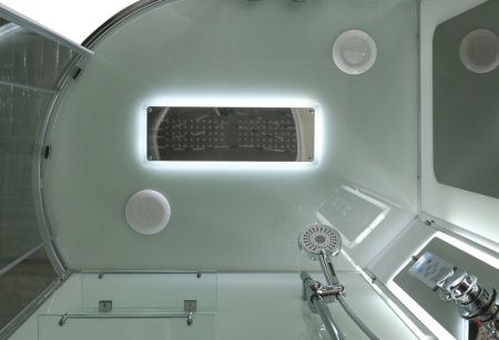 Душевая кабина AvaCan A A2812RLED 120х80 асимметричная с крышей ориентация правая