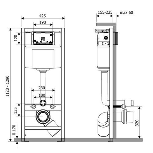 Инсталляция Lavinia Boho RelFix 38010010 - фото 2