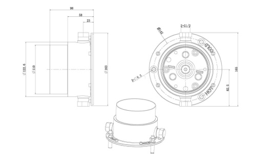 Смеситель для ванны с душем Allen Brau Infinity 5.21009-00 напольный хром - фото 3