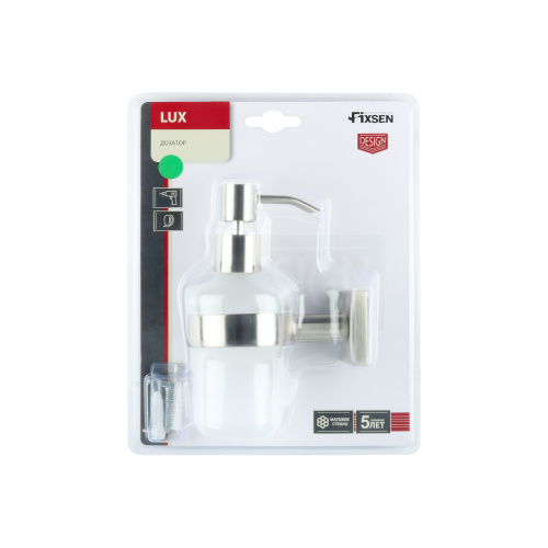Дозатор жидкого мыла Fixsen Lux satin FX-16012 - фото 4