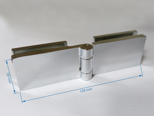 Душевая дверь Abber Zart AG08090P 90х195 стекло прозрачное профиль хром глянцевый - фото 4