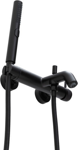 Смеситель для ванны с душем Allen Brau Priority 5.31D10-31 настенный черный - фото 2