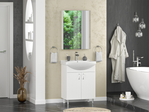 Тумба под раковину Misty Изео Э-Изе01065-021Н 62х36х70 напольная - фото 5