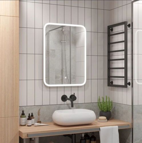 Зеркало с подсветкой и антизапотевателем Uperwood Foster 291020559 60х80 подвесное - фото 3