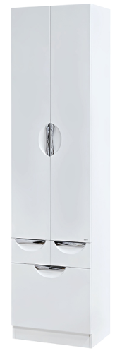 Шкаф-пенал Misty Орхидея П-Жас05050-0112Я 50х34х200 напольный - фото 2