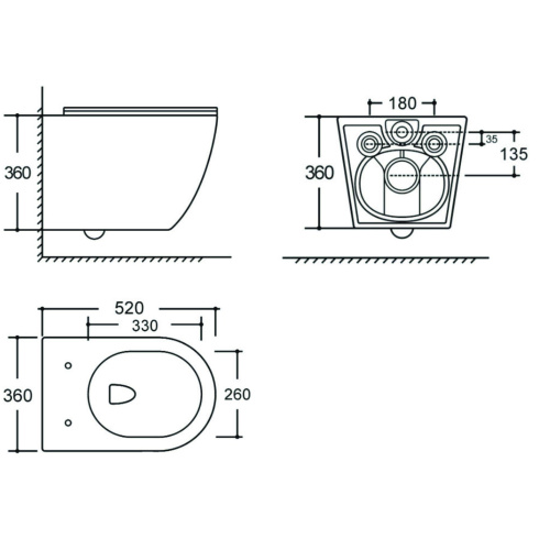 Унитаз подвесной Logan Tornado 00331867 белый с сиденьем микролифт смыв торнадо - фото 2