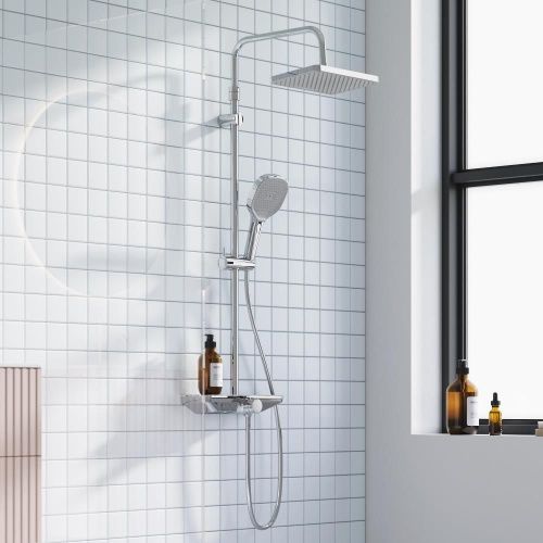 Душевая стойка Damixa Merkur 940730000 настенная цвет хром - фото 3