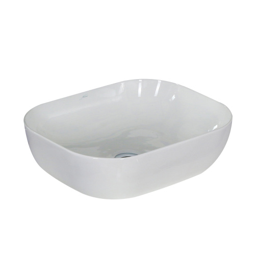 Раковина из сантехнического фарфора Melana 78104-805 51х40 накладная цвет белый без отверстий под смеситель - фото 5