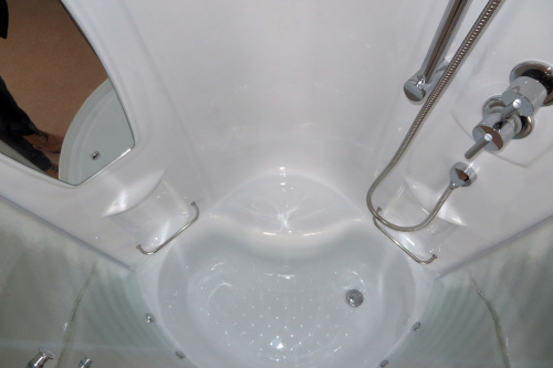 Душевая кабина Royal Bath NRW RB100NRW-T 100х100 четверть круга с крышей ориентация универсальная - фото 5