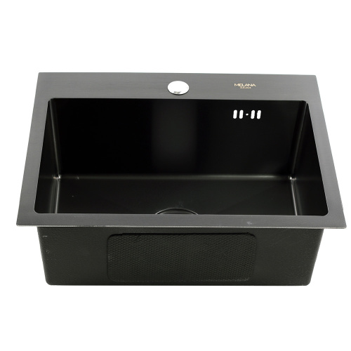 Кухонная мойка Melana ProfLine H5138BF 51х38 цвет графит - фото 5