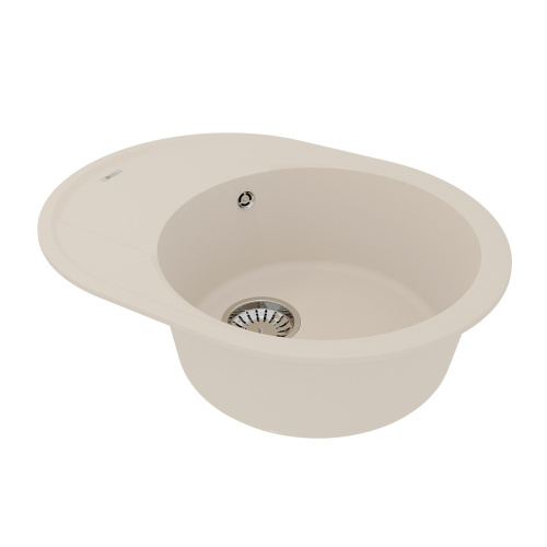 Кухонная мойка LeMark Lacha 620 9910054 62х47 цвет бежевый поверхность матовая - фото 2