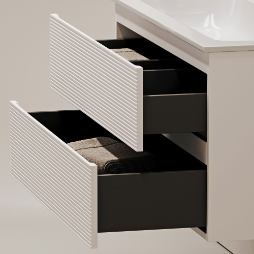 Тумба под раковину Sancos FOLK FL60W 59х45х50 подвесная цвет белый - фото 5