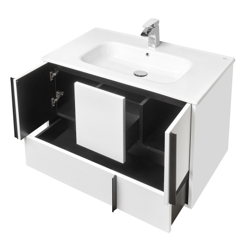 Тумба под раковину Aquaton Ривьера 1A239001RVX20 78,6х45х55 подвесная - фото 3