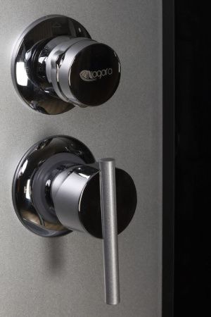 Душевая кабина Niagara Classic 25091434BKT 100х100 четверть круга без крыши ориентация универсальная