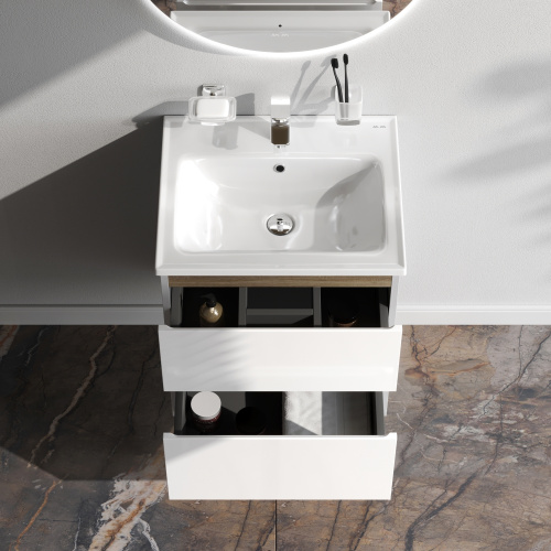 Тумба под раковину Am.Pm X-Joy M85AFHX0552WG 53х45х60 подвесная цвет белый - фото 3