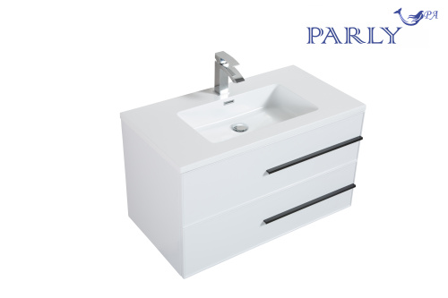 Тумба с раковиной Parly Bella Bella100 99х47х50 подвесная - фото 4