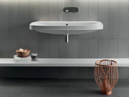 Раковина из санфаянса Hatria ABITO YXX901 100х54 подвесная цвет белый - фото 2