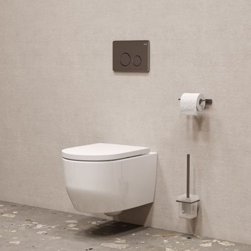 Клавиша смыва механическая IDDIS Unisteel UNSR2GMi77 цвет графит - фото 2