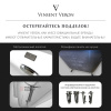 Ванна чугунная Vinsent Veron Haiti VHT1708042H/VH008CH-AS 170х80 пристенная прямоугольная с ножками с ручками