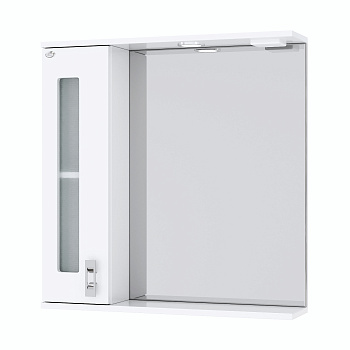 Зеркало-шкаф Onika Кристалл 206705 67х16х71 подвесной цвет белый