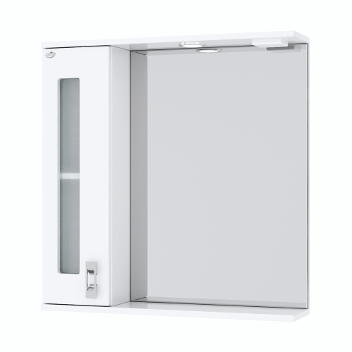 Зеркало-шкаф Onika Кристалл 206705 67х16х71 подвесной цвет белый