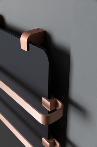 Полотенцесушитель Allen Brau Infinity 00325631 44х120 электрический черный - фото 4