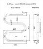 Полотенцесушитель водяной Indigo M MW50-60P 60х55 хром