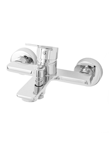 Душевой гарнитур со смесителем Orange Flat M12-611cr настенный  хром - фото 3