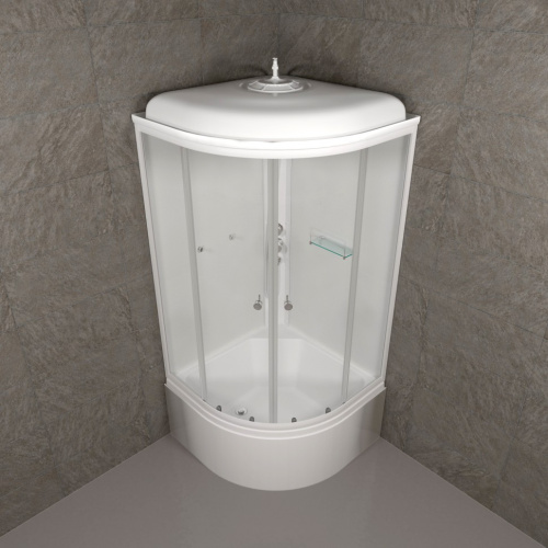 Душевая кабина Тритон Ультра Щ0000061837 90х90 четверть круга с крышей ориентация универсальная - фото 5