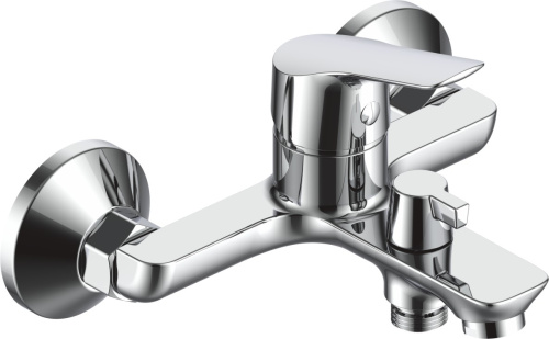 Смеситель для ванны Rush Samui SA0930-44 настенный хром - фото 4