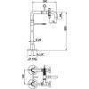 Смеситель Cisal Barcelona BA00420021 напольный хром