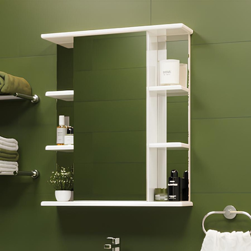 Зеркало-шкаф Onika Глория 205531 55х17х71 подвесной цвет белый - фото 2