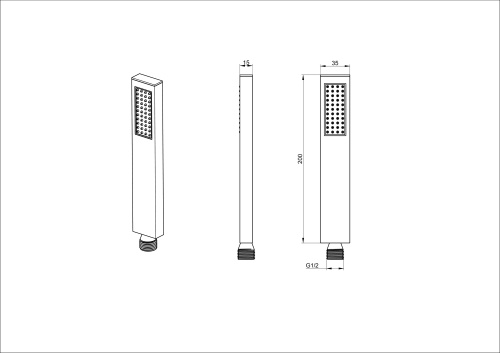 Лейка для душа Wonzon & Woghand WW-88SC06-CR - фото 2