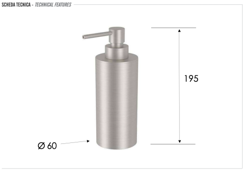 Дозатор Remer INOX Accessories SSXI13 - фото 2