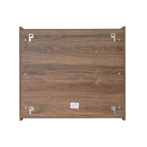 Зеркало-шкаф Comforty Соло 00-00010980CF 88х15х80 подвесной цвет дуб темно-коричневый - фото 4