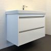 Тумба с раковиной Comforty Дублин 00-00005213CF 90х50 подвесная цвет белый