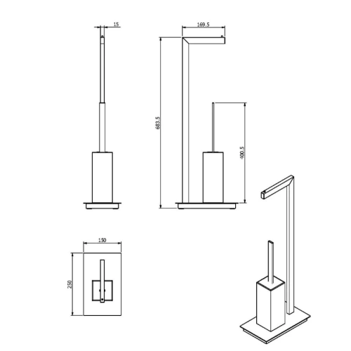 Стойка Langberger ALSTER 70481 - фото 3