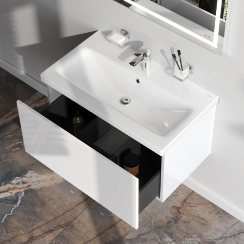 Тумба под раковину Am.Pm Gem M90FHX07521WG 75х42х41 подвесная цвет белый - фото 4