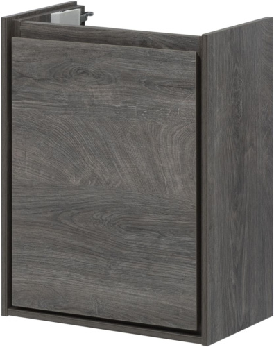 Тумба под раковину Aquanet Милан 00339964 42х23х54 подвесная цвет темное дерево - фото 4