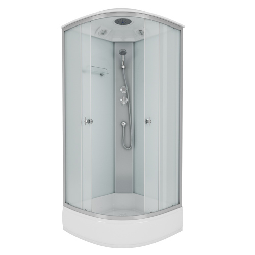 Душевая кабина Niagara Eco E90/26/MT 90х90 четверть круга с крышей ориентация универсальная - фото 2