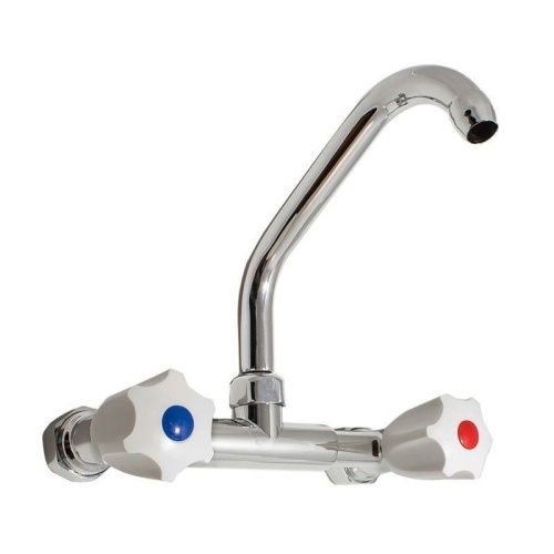 Смеситель для кухни Сантаком 100000с настенный хром - фото 2