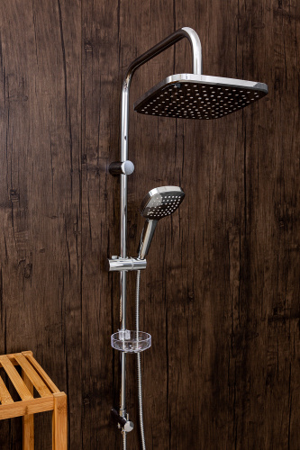 Душевая стойка Orange O-Shower OW04 настенная цвет хром - фото 4