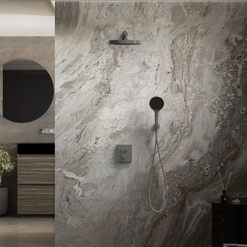 Душевая система Vincea VSFW-3I21T2GM встраиваемая в стену с термостатом