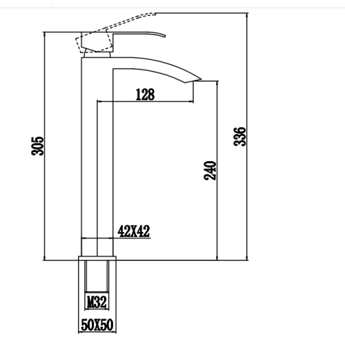 Смеситель Fmark FS8611C на раковину золото матовое - фото 2